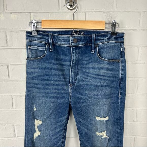 Abercrombie & Fitch Simone High Rise Super Skinny Jeans Size 4/27 Short - Picture 4 of 9
